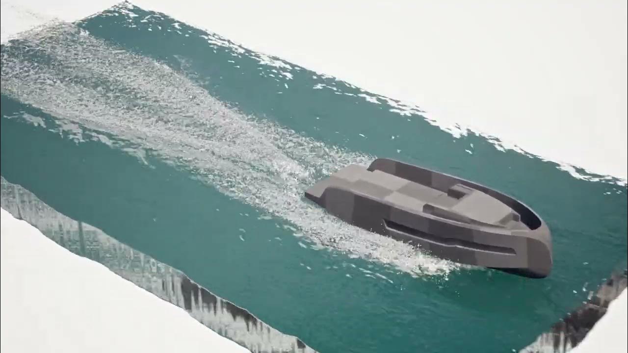 UNREAL ENGINE 5 BOAT SIMULATION WITH FOAM, SPLASH & MIST YouTube