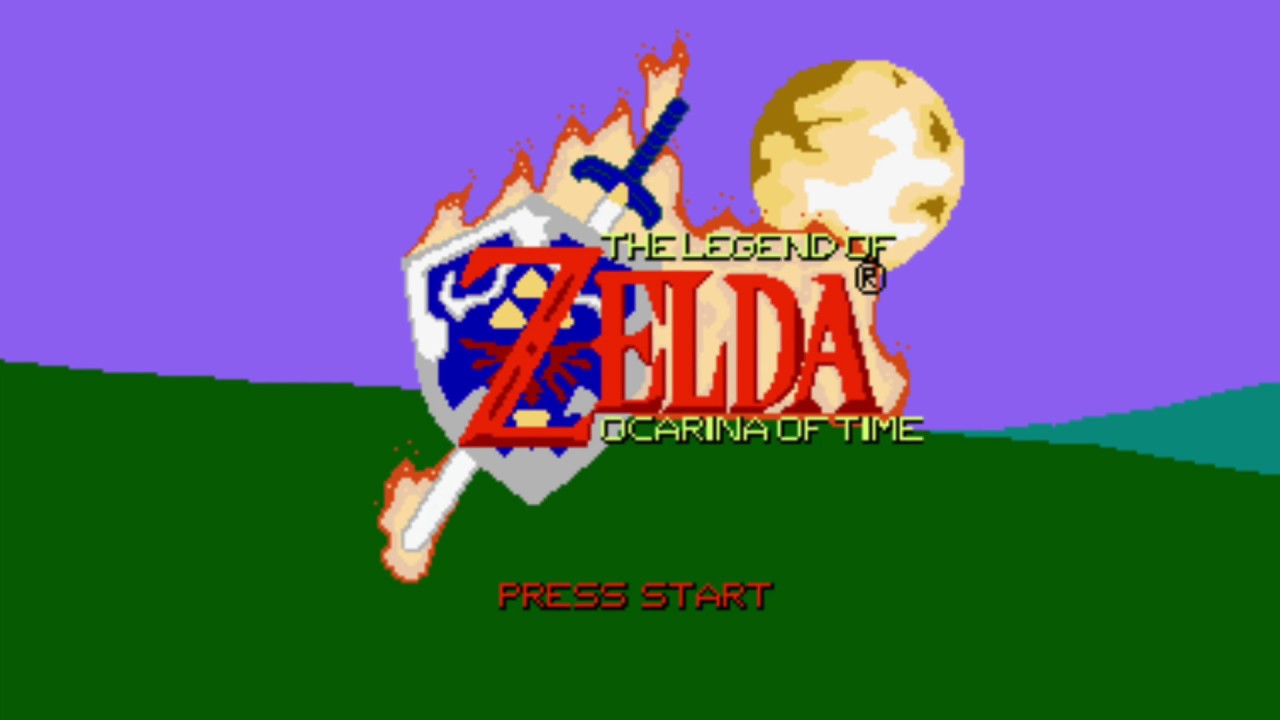 Hyrule Castle Courtyard The Legend of Zelda Ocarina of Time YouTube