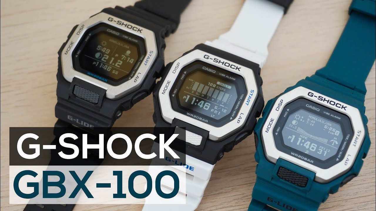 Sleek Beautiful G Shock Gbx 100 Unboxing Function Walkthrough Youtube