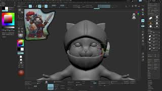 Zbrush process 01 - Blocking out.
