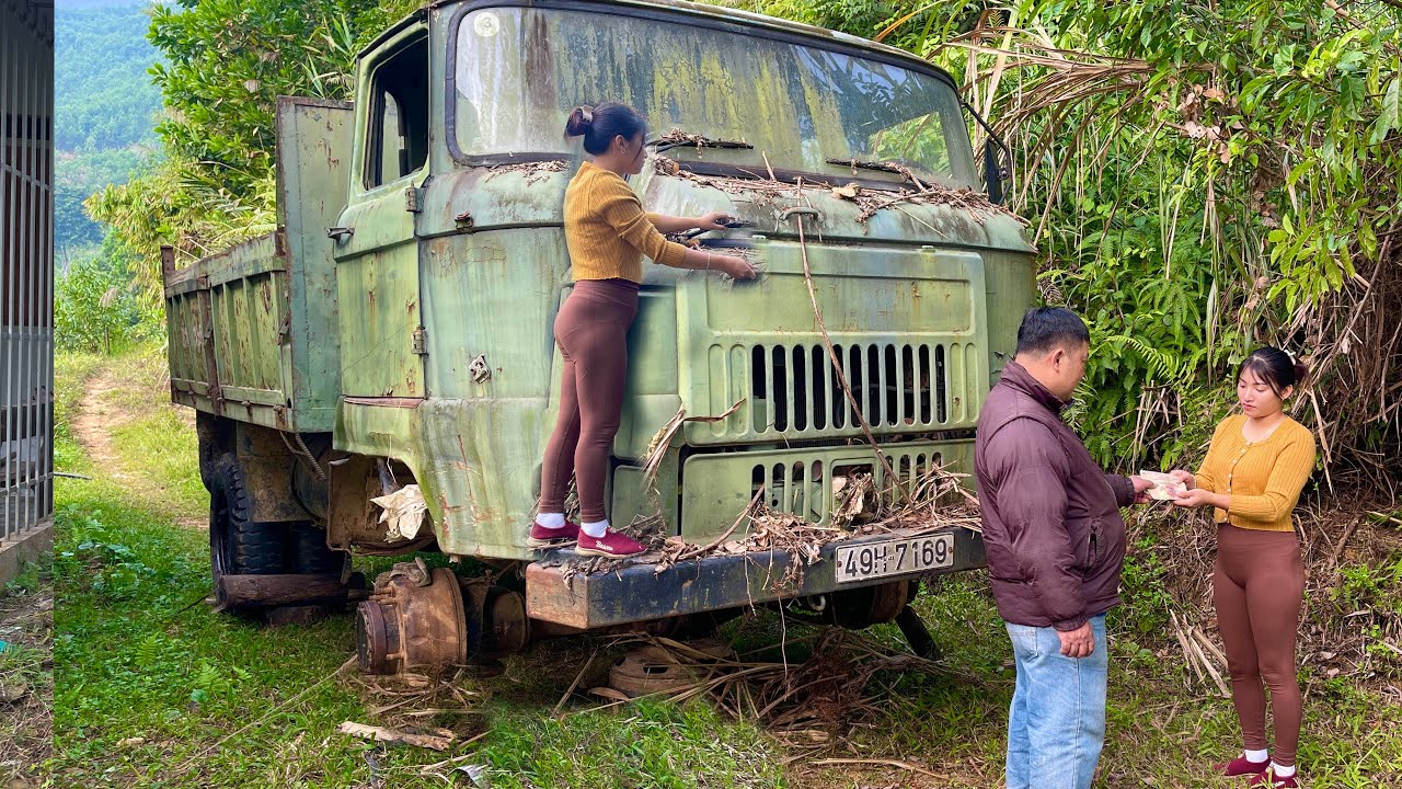 The girl's challenge in restoring IFA's giant dump truck (full video)