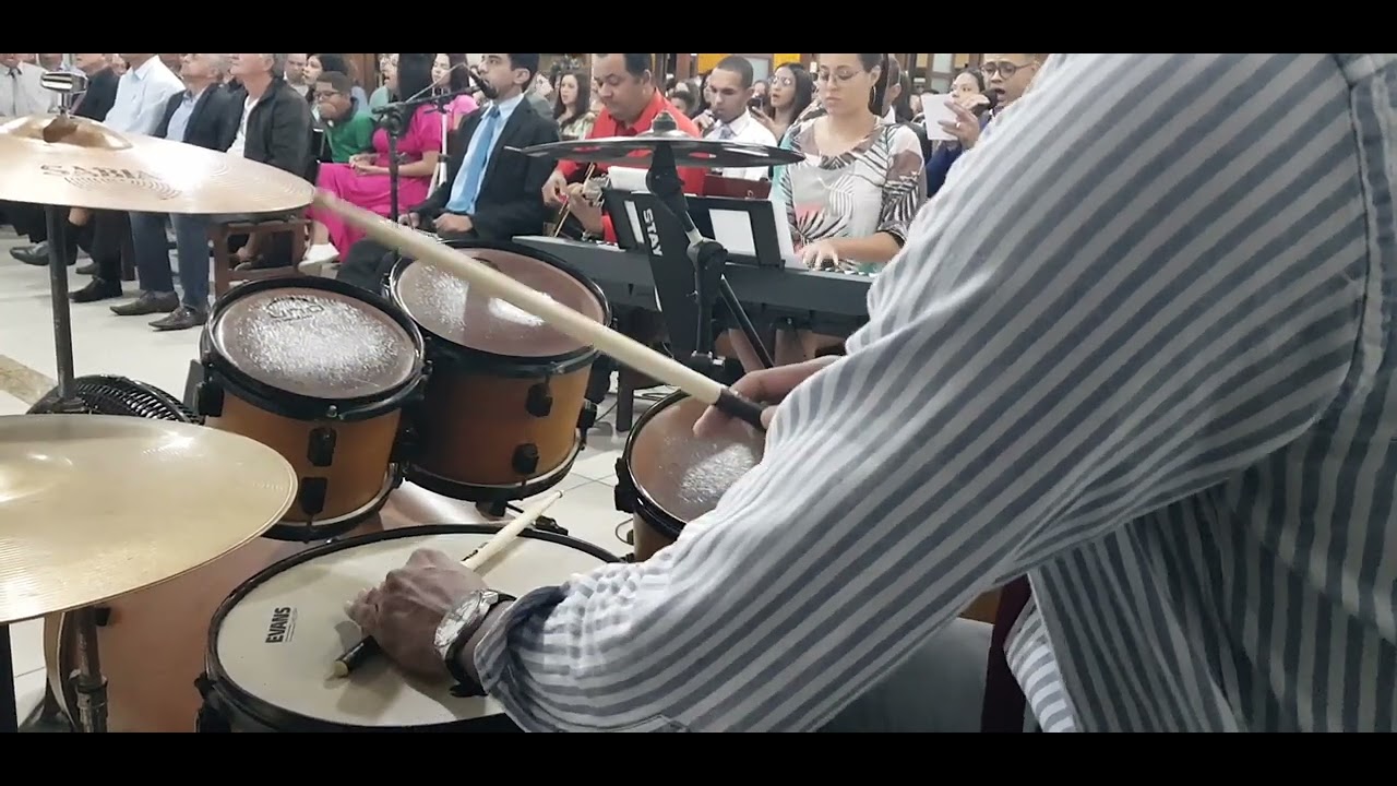 VARÃO DE GUERRA É O SENHOR - BATERIA - ICM - USE FONE E INSCREVA-SE!