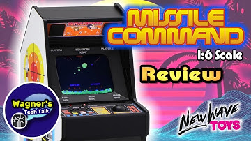New Wave Toys Missile Command X Replicade Mini Arcade Review!