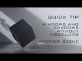 How to create window effect in Keyshot