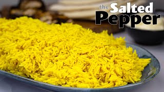 Basmati Yellow Rice ~ Perfect with Shawarma Wraps!