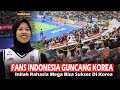 Se stadion berguncang  fans indonesia meneror tuan rumah nama mega tak berhenti bergema di korea