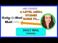 Alevel media  daily mail  industry