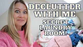 DECLUTTER WITH ME! MICRO ORGANISING MY LAUNDRY CUPBOARD. BITESIZED CLUTTER PROJECTS AROUND MY HOME