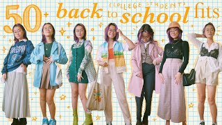 50+ BACK TO SCHOOL OUTFIT IDEAS (summer/fall transition fits!)