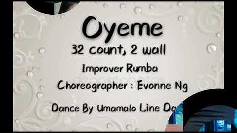 Oyeme Demo By Instructors Of Umamalo Line Dance
