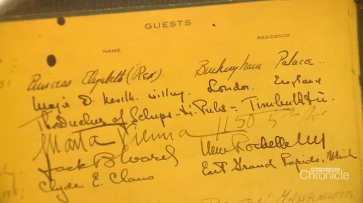 Guestbook shows Princess Elizabeth visited Mitters...