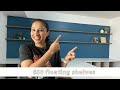 This is how I made floating shelves for $50 #floatingshelves