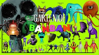 Garten of Banban 1,2,3,4,6 HEIGHT COMPARISON   THEIR VOICE LINES Size Comparison of Garten of Banban