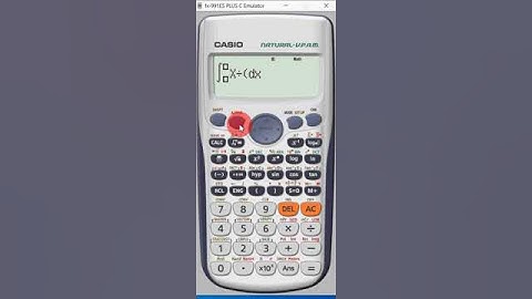 Definite integration by Calculator #shorts