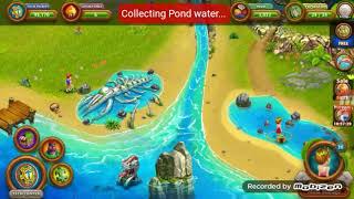 Virtual villagers origine 2.. Collecting pond water screenshot 4