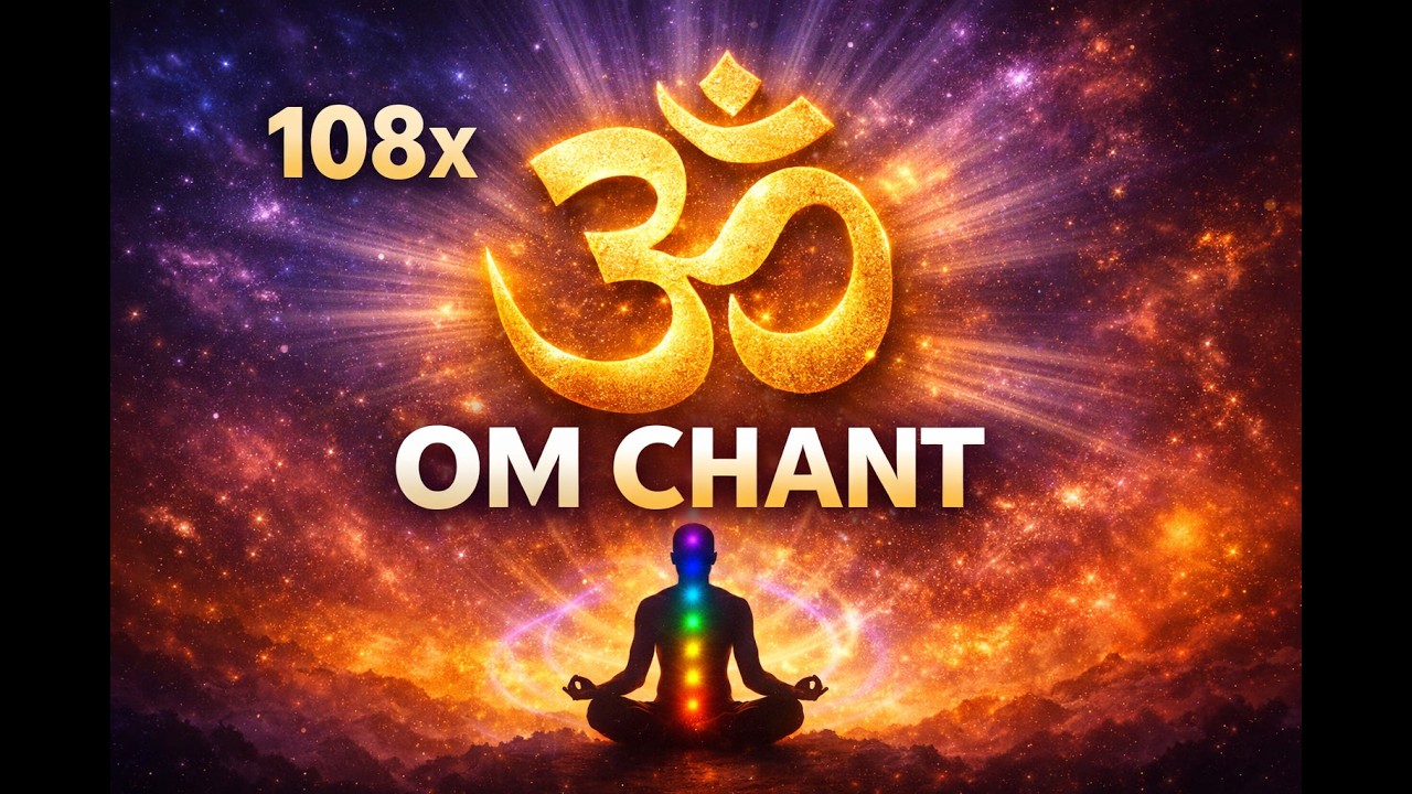 OM Chanting 108 Times 🕉️ | Powerful Mantra Meditation for Peace & Healing
