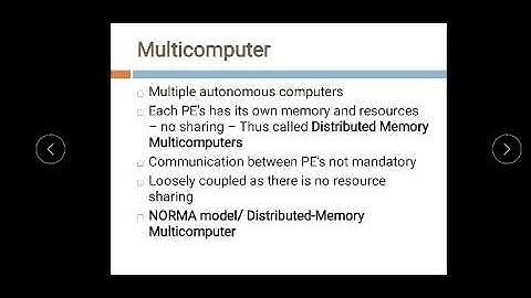 CSA MOD 1 LECT 9 MULTICOMPUTER