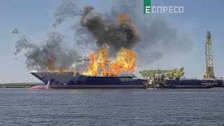 Росія втратила ще один корабель у Чорному морі біля острова Зміїний