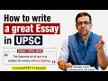 Structuring a UPSC Mains Essay | The Supreme Art of War is to Subdue the Enemy Without Fighting