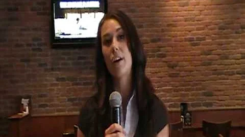 Hot Reporter Heather Tompkins for Inside Sports
