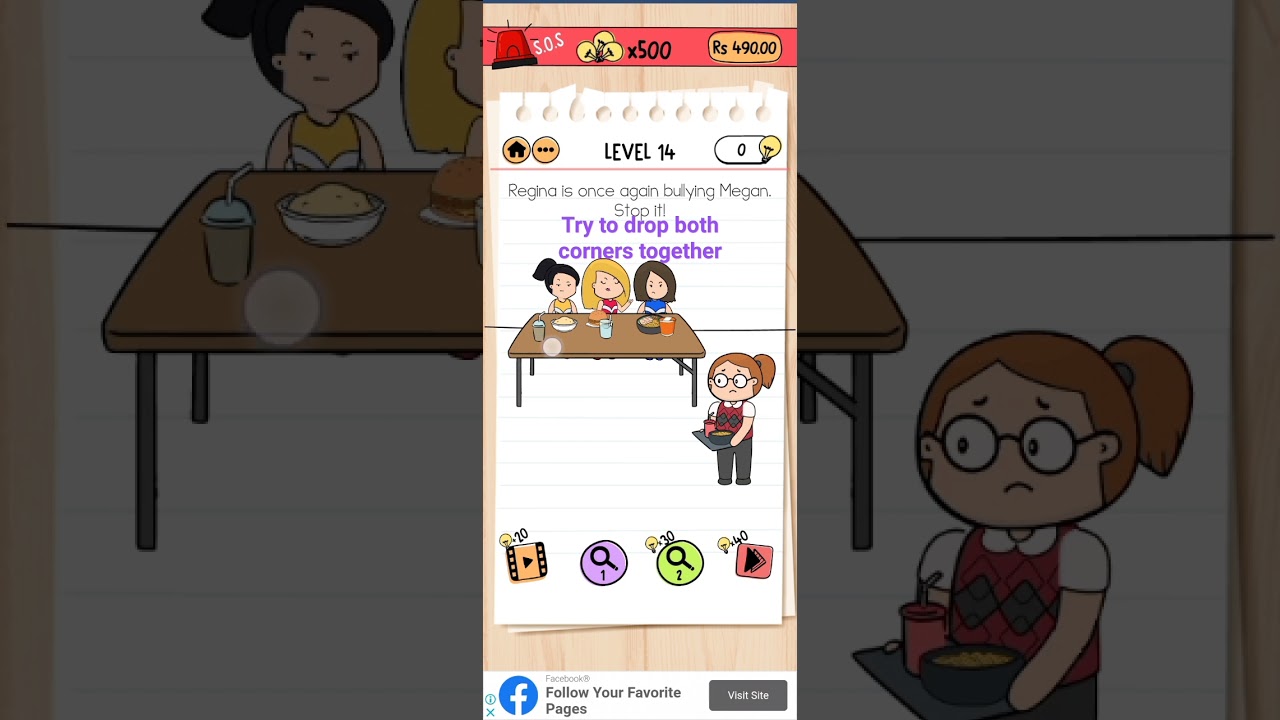 Brain Test 2 (Crazy High School) Level 14