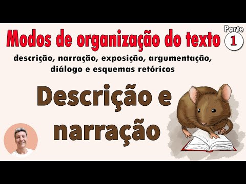 Modos de organização do texto: Descrição e narração