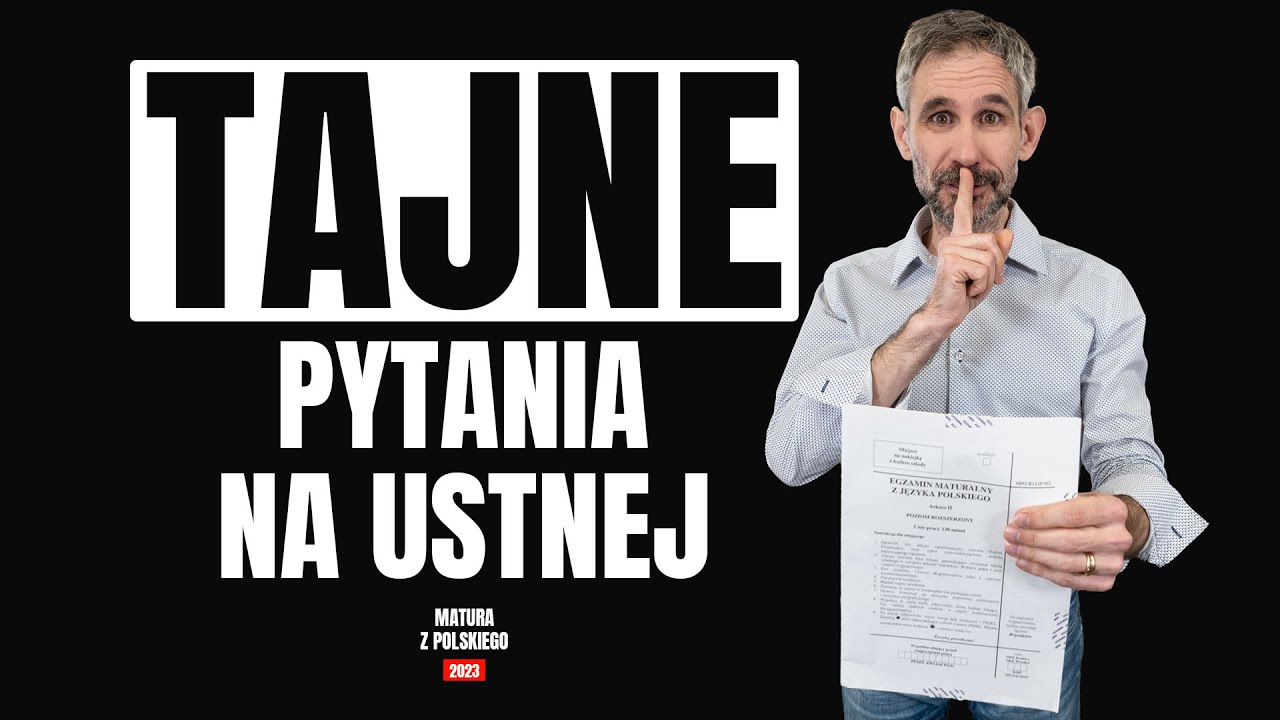 U źródeł Filozofii Sprawdzian Z Polskiego Klasa 8 Matura ustna. Jakie będą pytania niejawne? - YouTube