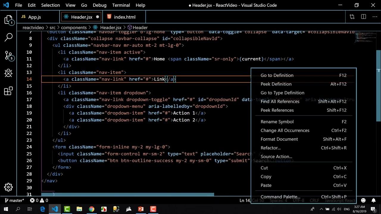 (ReactJs) 3 Tạo React Functional Component - YouTube
