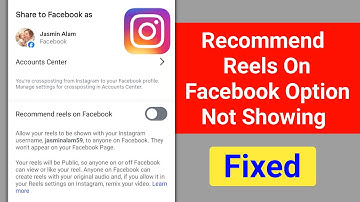 Fix Instagram Reels Recommend On Facebook Option Not Showing Problem Solve 2025