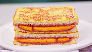Strawberry jam French Toast Recipe : It's so delicious and so simple