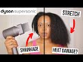 THICKKKK TYPE 4 NATURAL HAIR vs DYSON SUPERSONIC + AFRO COMB ATTACHMENT | *GENUINELY SHOCKED!*