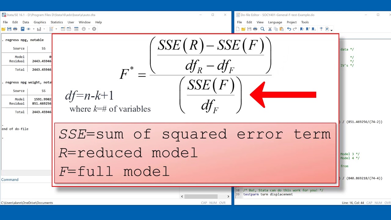 The Details of the General Linear F-test - YouTube