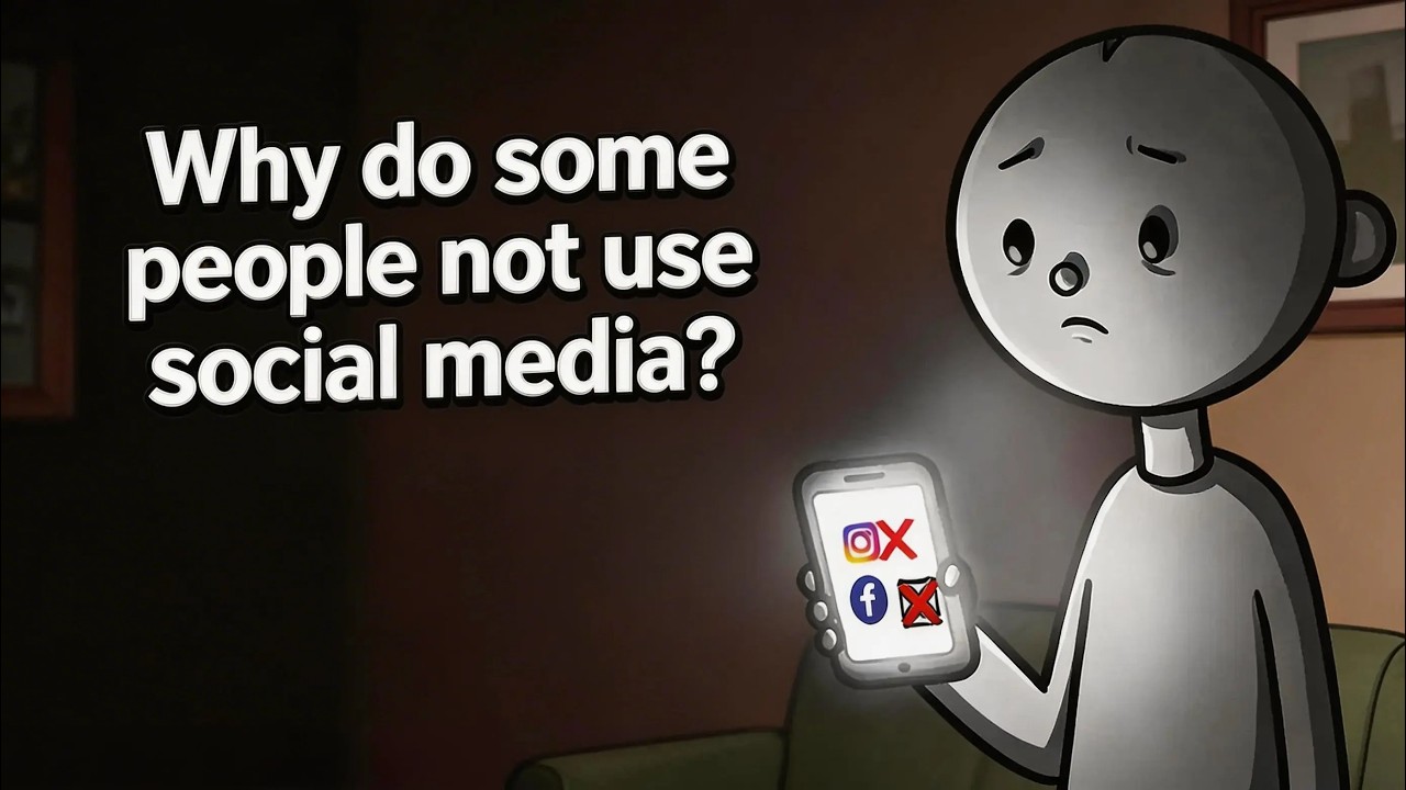 Why do some people not use social media?