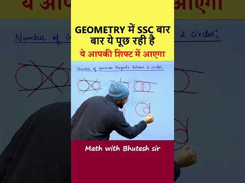 Perfect geometry concept for SSC CGL, CHSL, CPO by Bhutesh sir