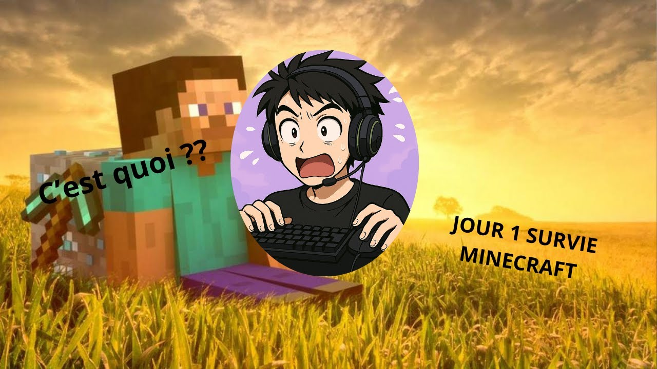 Survie MINECRAFT JOUR 1