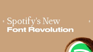 Spotify’s New Font Revolution #Spotify #shorts