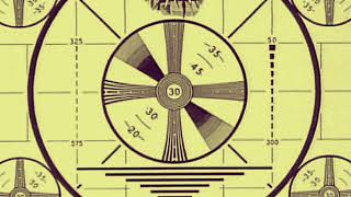 song with colorized test pattern