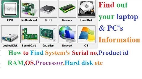 how to know system information & Serial number