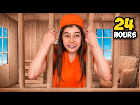 Nastya y Artem escapan de una prisión de cartón – desafíos divertidos