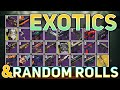 Season of the Chosen Exotics & Weapons (Random Rolls & New Perks) | Destiny 2