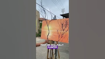 This guy using tree branch to create amazing art (@HalykYoukers)