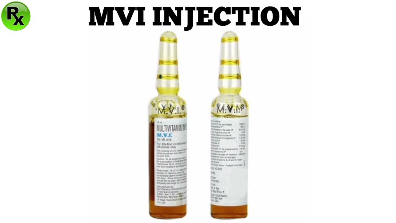 MVI INJECTION Multivitamin Injection कमजोरी को दूर करने वाला