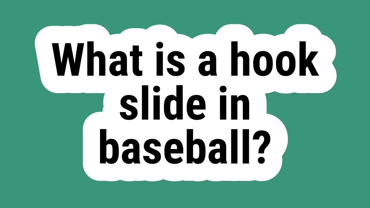 What is a hook slide in baseball? YouTube
