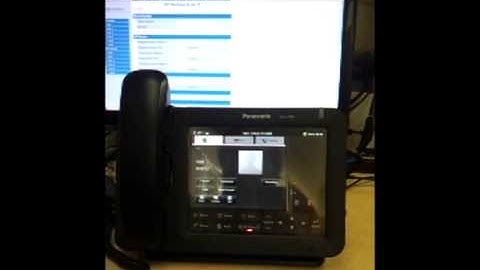 Panasonic KX-UT670 Dial and Hold