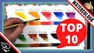 Most Useful WATERCOLOR COLORS  (My TOP 10 Favorites)