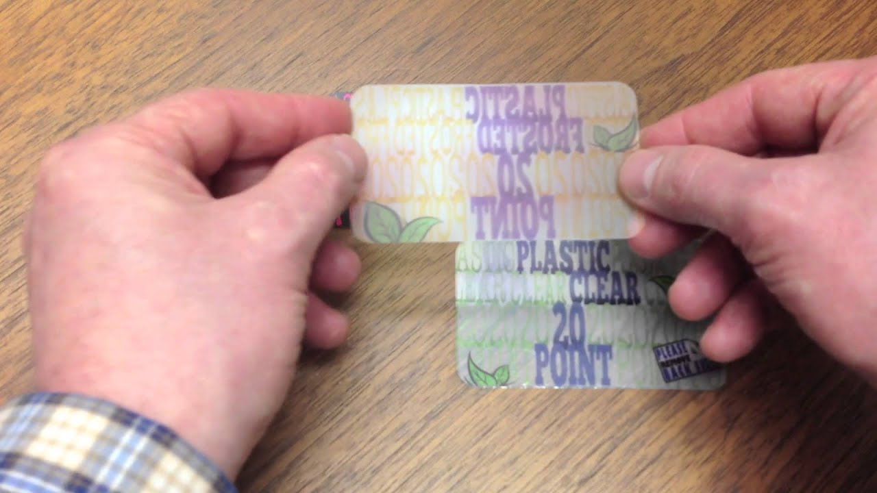 Plastic Business Card and Postcard Printing at Clubcard Printing Vancouver Clubcard TV YouTube