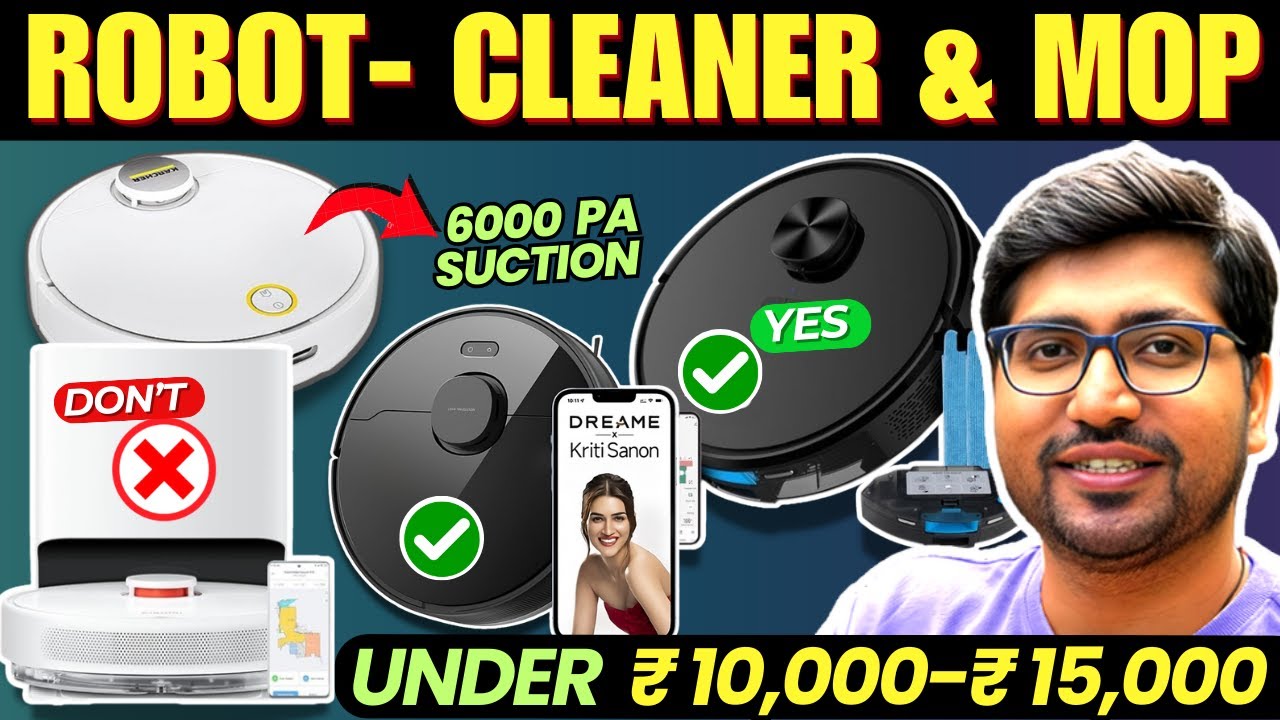 [TOP 2]🔥Best Robot Vacuum And Mop 2026 🤖✨Best Robotic Cleaner Under ₹10,000 - ₹15,000