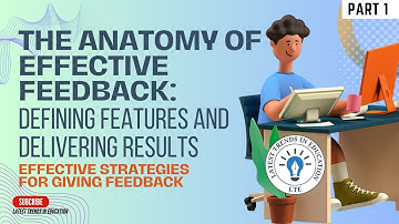 Effective Strategies for Giving Feedback part 1 #latest #trends in #education