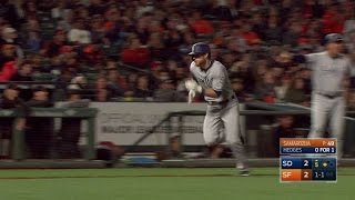 SD@SF: Hedges bloops an RBI single to center