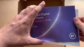 BT Advance Home Phone With Alexa Built in Unboxing